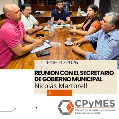 Reunión con el Secretario de Gobierno Municipal